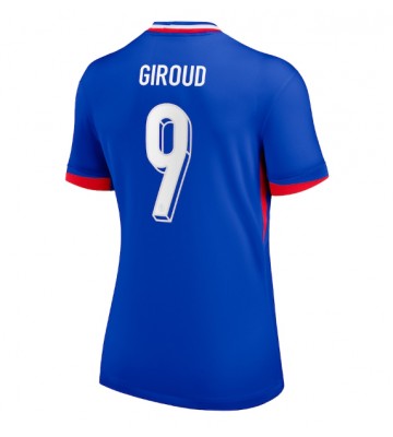 Frankrig Olivier Giroud #9 Replika Hjemmebanetrøje Dame EM 2024 Kortærmet